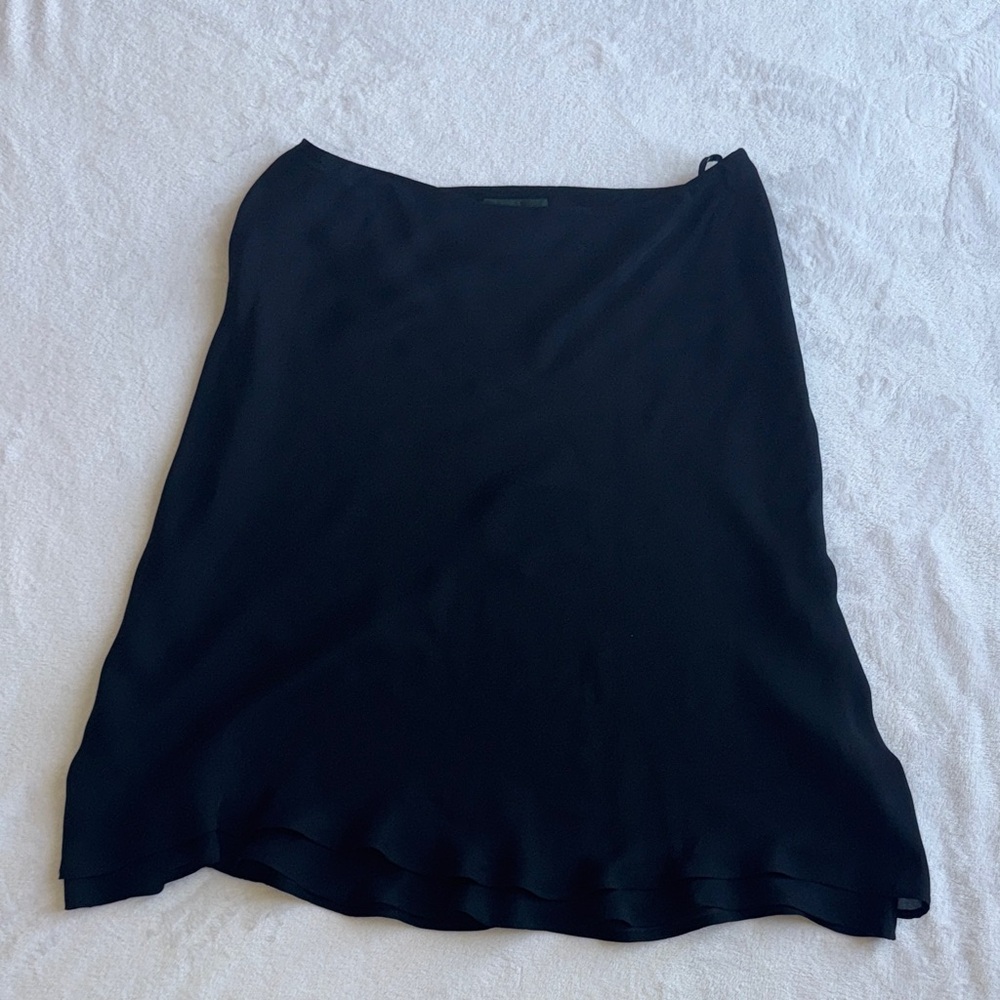 Ralph Lauren Classic Silk Black Skirt